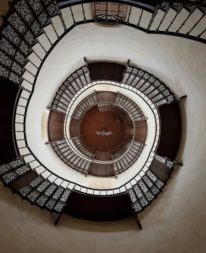 Wendeltreppe im Jagdschloss Granitz